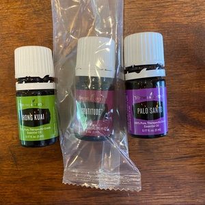 Young Living Essential Oils Palo Santo, Hong Kuai, Gratitude 5ml